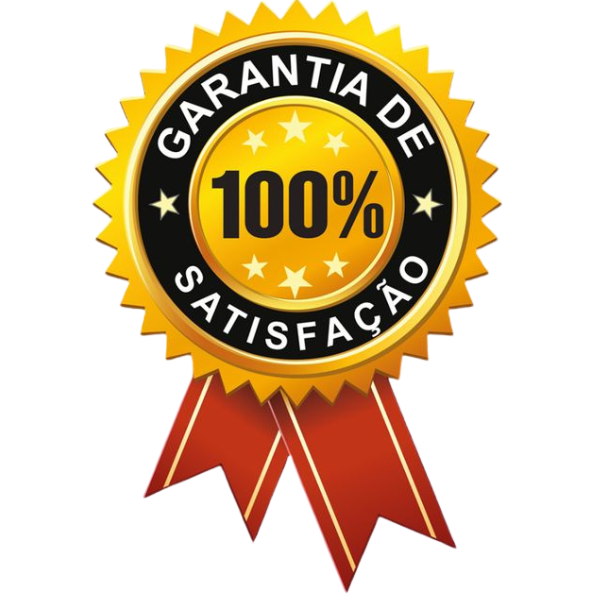 Selo de garantia e ícone de suporte ao cliente